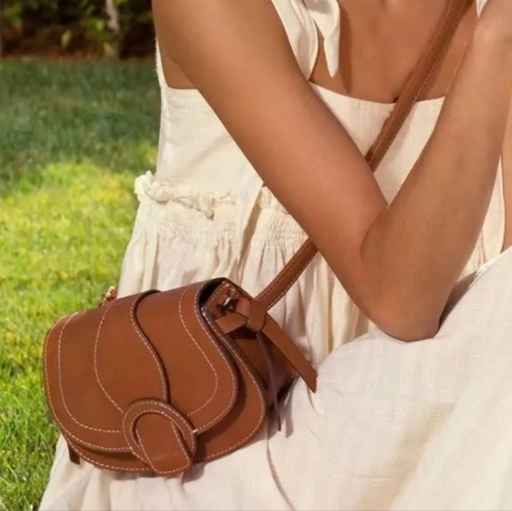 Rachel Zoe Edessi Vegan Leather ,NWT, Brown